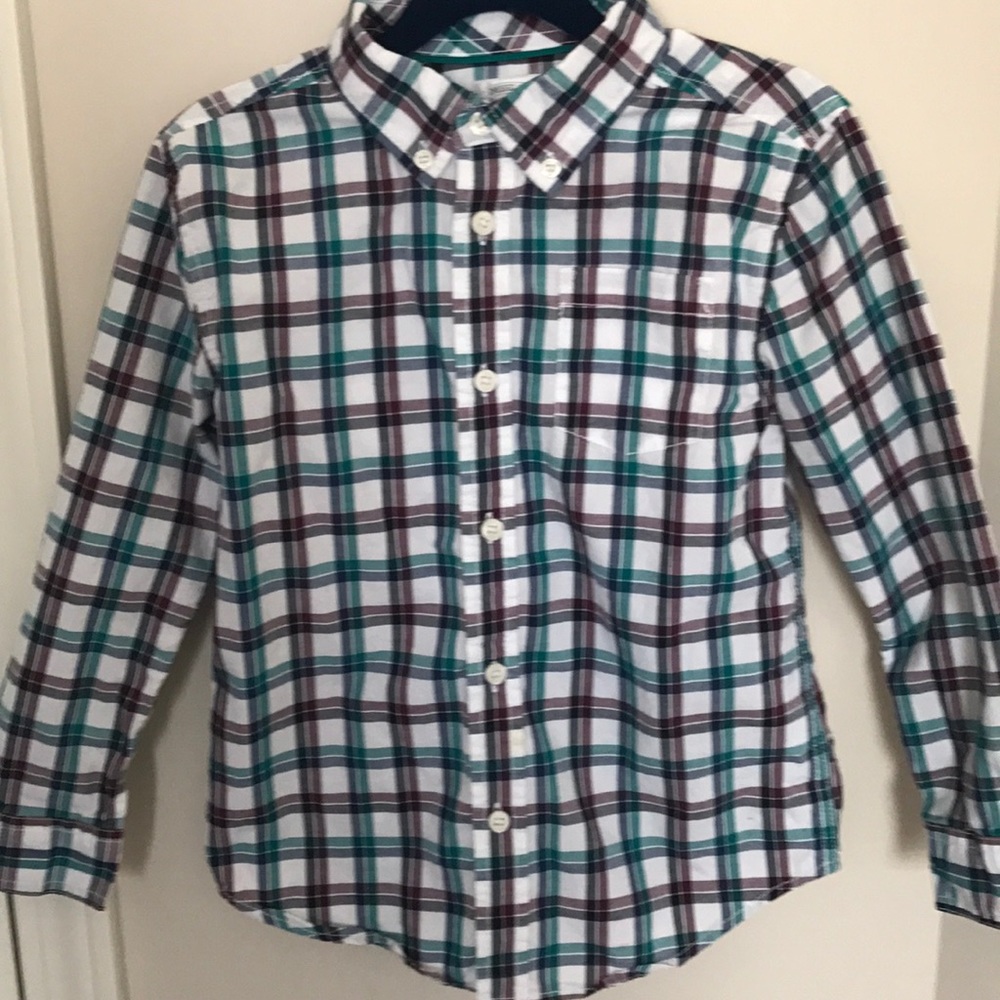 GYMBOREE BOYS DRESS SHIRT SIZE 5/6